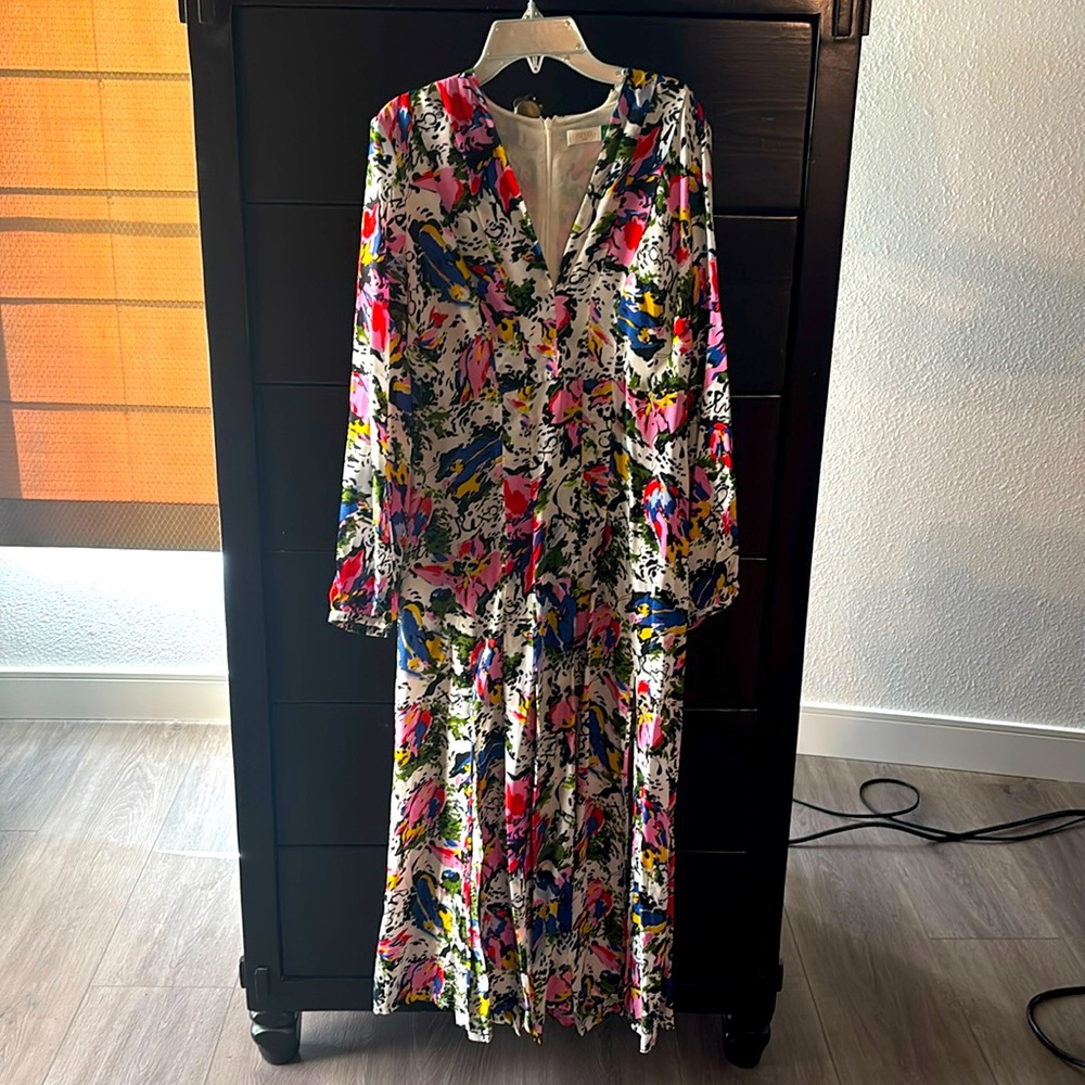 Rixo midi floral dress